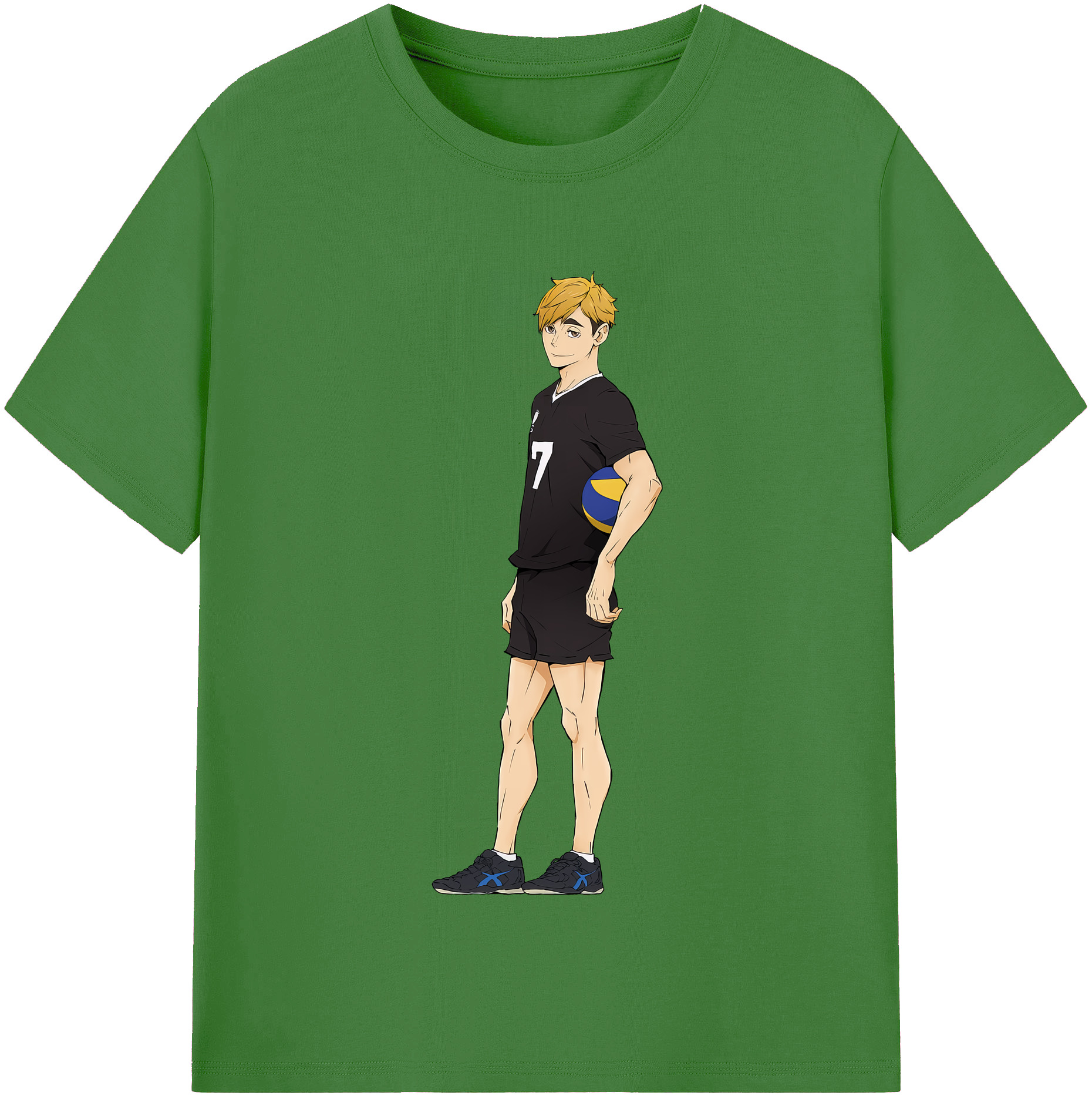 （画像用） ハイキュー!! Haikyu!! レディースカジュアルプリントTシャツ（綿100％）